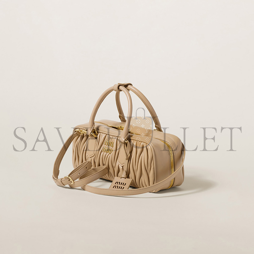 M1v M1v arcadie matelassÉ nappa leather bag 5bb148 (27*12*9cm)